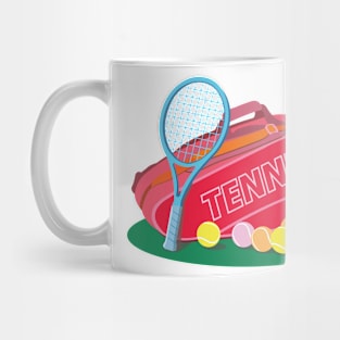 Tennis bag. Mug